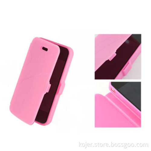 TPU Flip Phone Cases for iPhone 5S with Good Texture, OEM Orders Welcomed